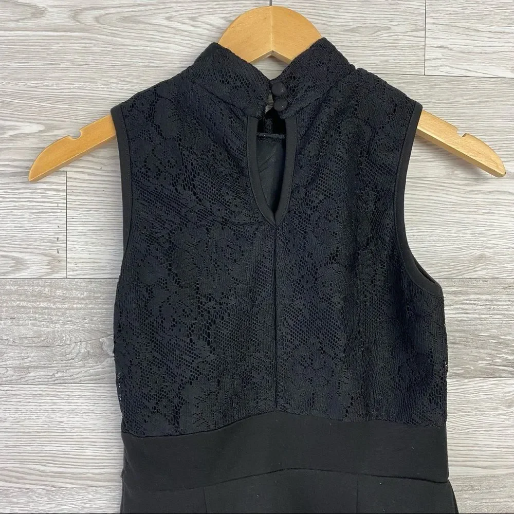 Rhapsody Black Sleeveless Dress